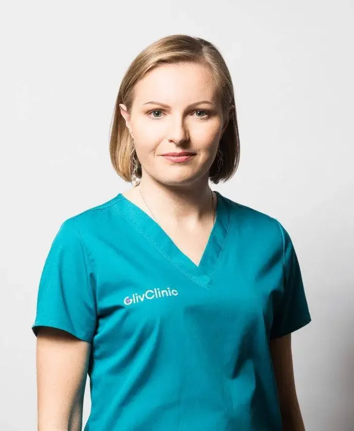 Fotografia przedstawiająca kardiolog - dr Agnieszka Kolaszko, która przyjmuje w placówce Glivclinic.