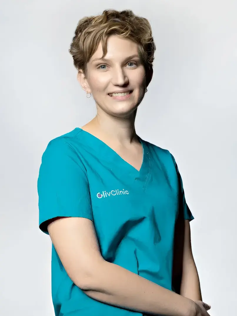 Zdjęcie dr n. med. Katarzyny Górowskiej-Kowolik, gastrologa dziecięcego i pediatry z Glivclinic w Katowicach – Śląsk