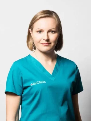 Fotografia przedstawiająca kardiolog - dr Agnieszka Kolaszko, która przyjmuje w placówce Glivclinic.